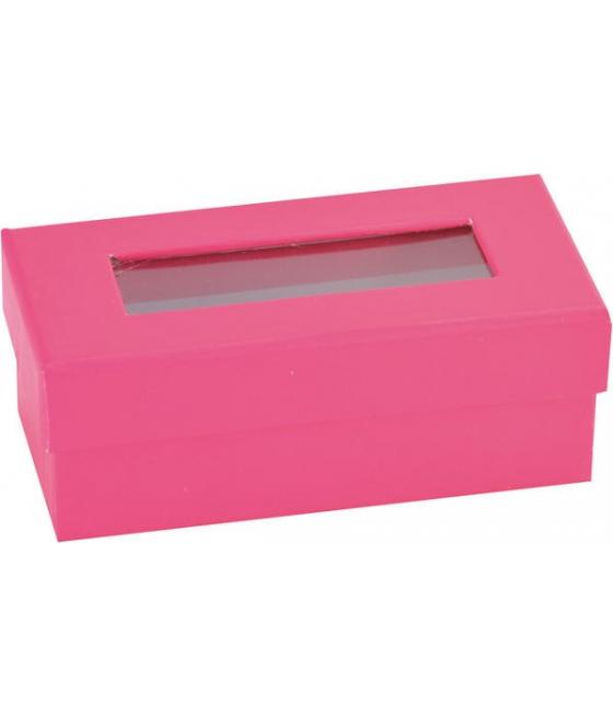 BoÃ®te rectangulaire Fuchsia Sachet de  piees 