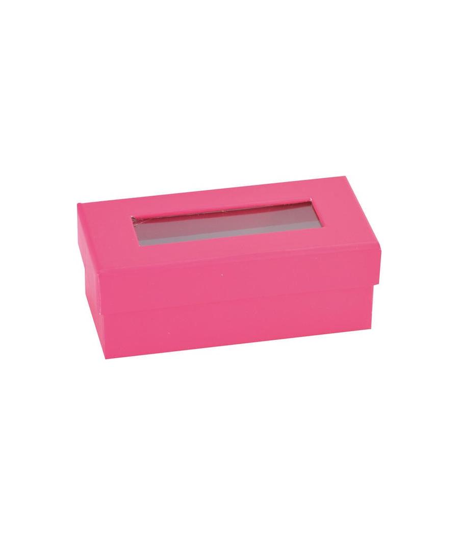 BoÃ®te rectangulaire Fuchsia Sachet de  piees 