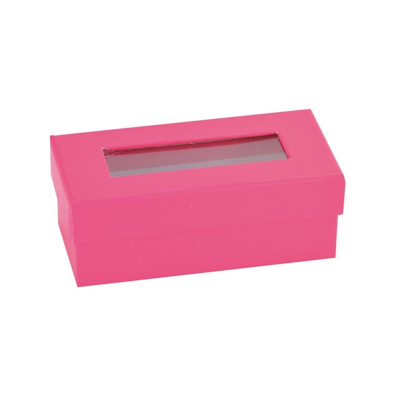 BoÃ®te rectangulaire Fuchsia Sachet de  piees 