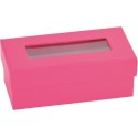 BoÃ®te rectangulaire Fuchsia Sachet de  piees 