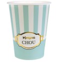 10 gobelets vert d'eau de la gamme Monsieur Chou