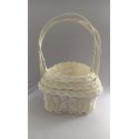Lot de panier à pétales (3) blanc