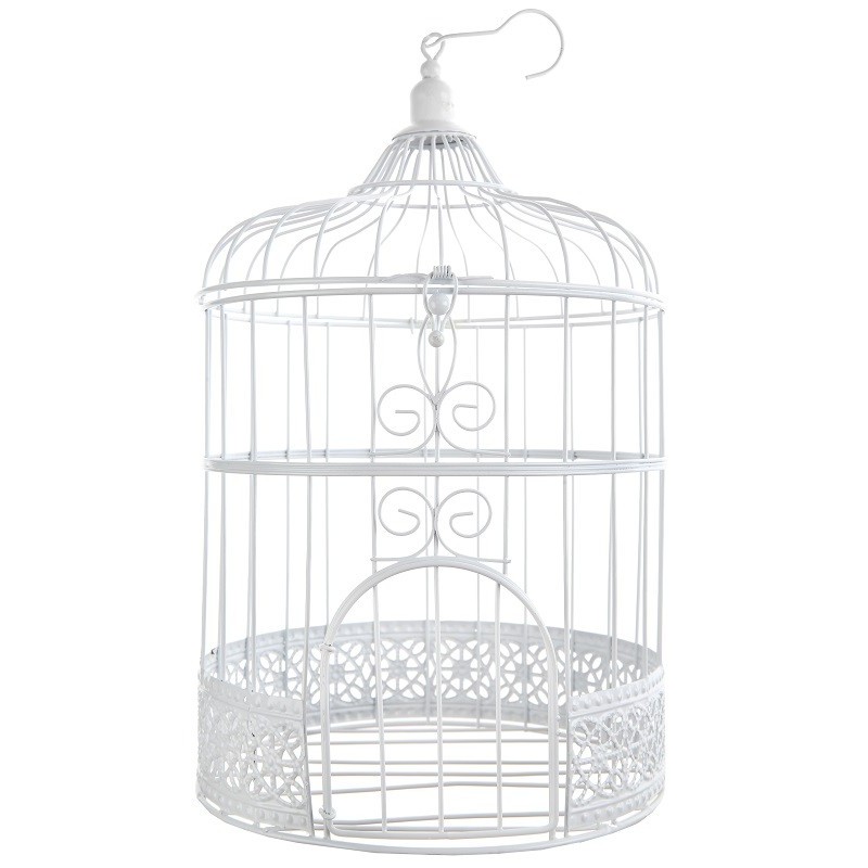 Tirelire cage blanche