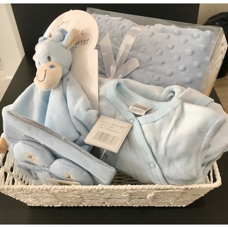 Panier naissance garçon
