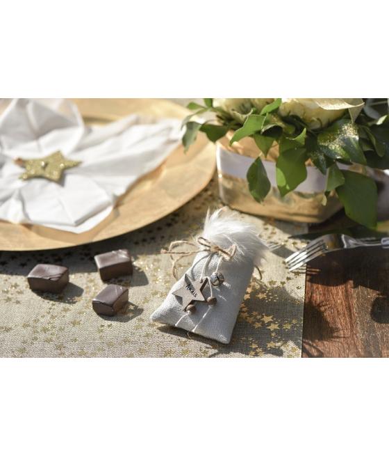 Sachet fourrure Naturel (Sachet de 2 pièces)