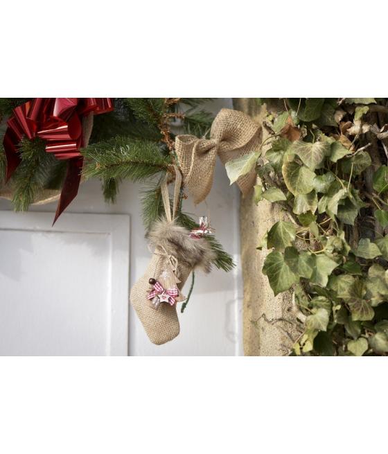 Chaussette fourrure Naturel (La pièce)