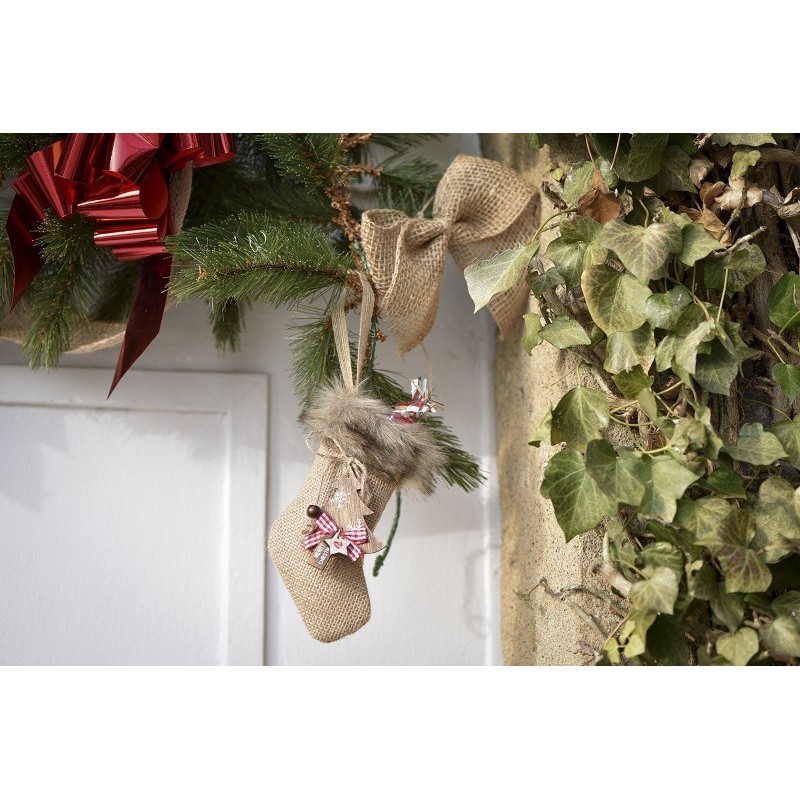 Chaussette fourrure Naturel (La pièce)