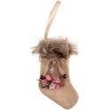 Chaussette fourrure Naturel (La pièce)