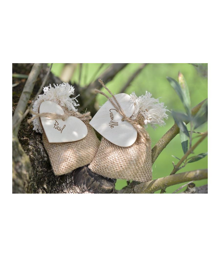 Sachet naturel frange Naturel (Sachet de 4 pièces)