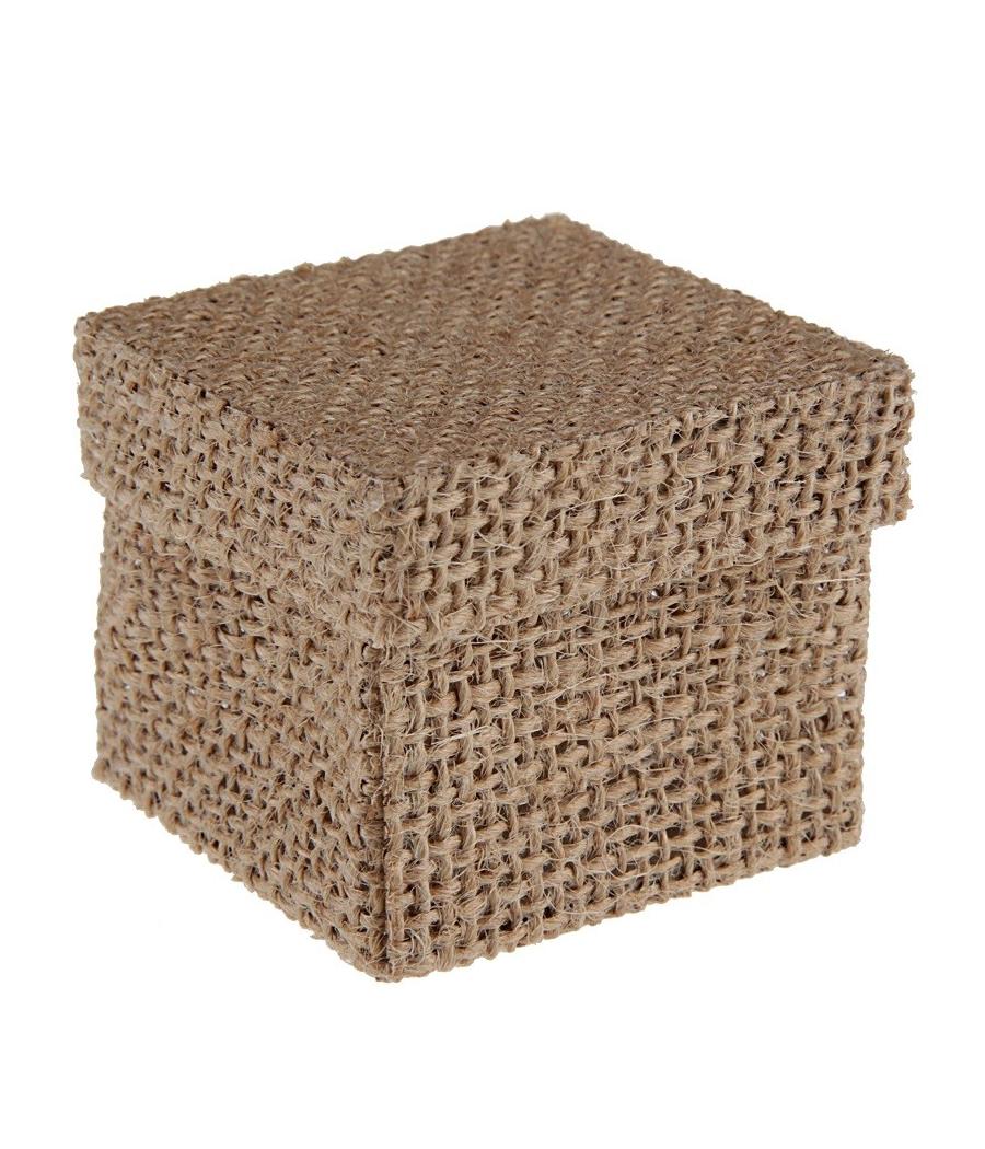 Boîte carrée naturelle Naturel (Sachet de 4 pièces)