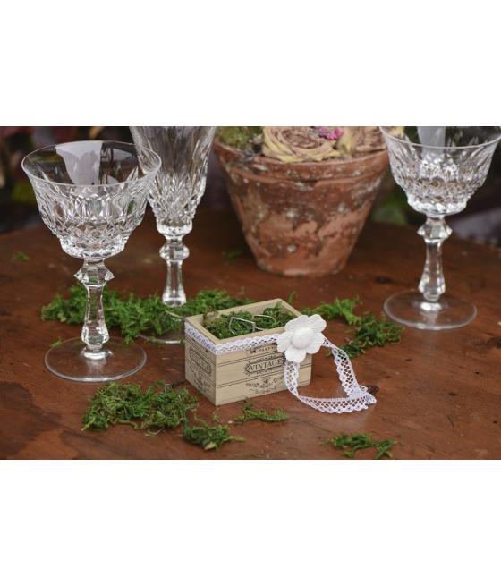 Cagette Vintage Naturel (Sachet de 2 pièces)