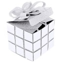 Boîte cube Noël Blanc (Sachet d'1 pièce)