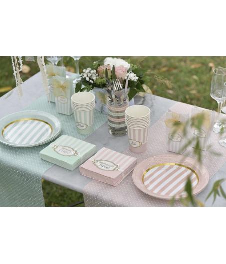 10 Assiettes baby shower "Monsieur Chou".
