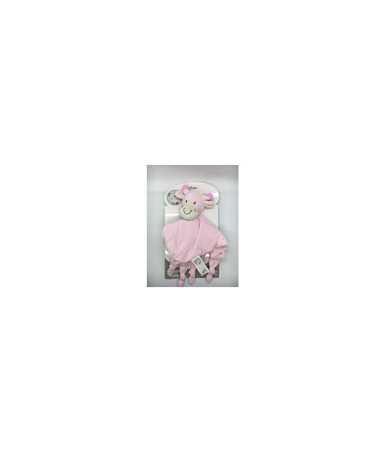 Doudou rose girafe tout doux