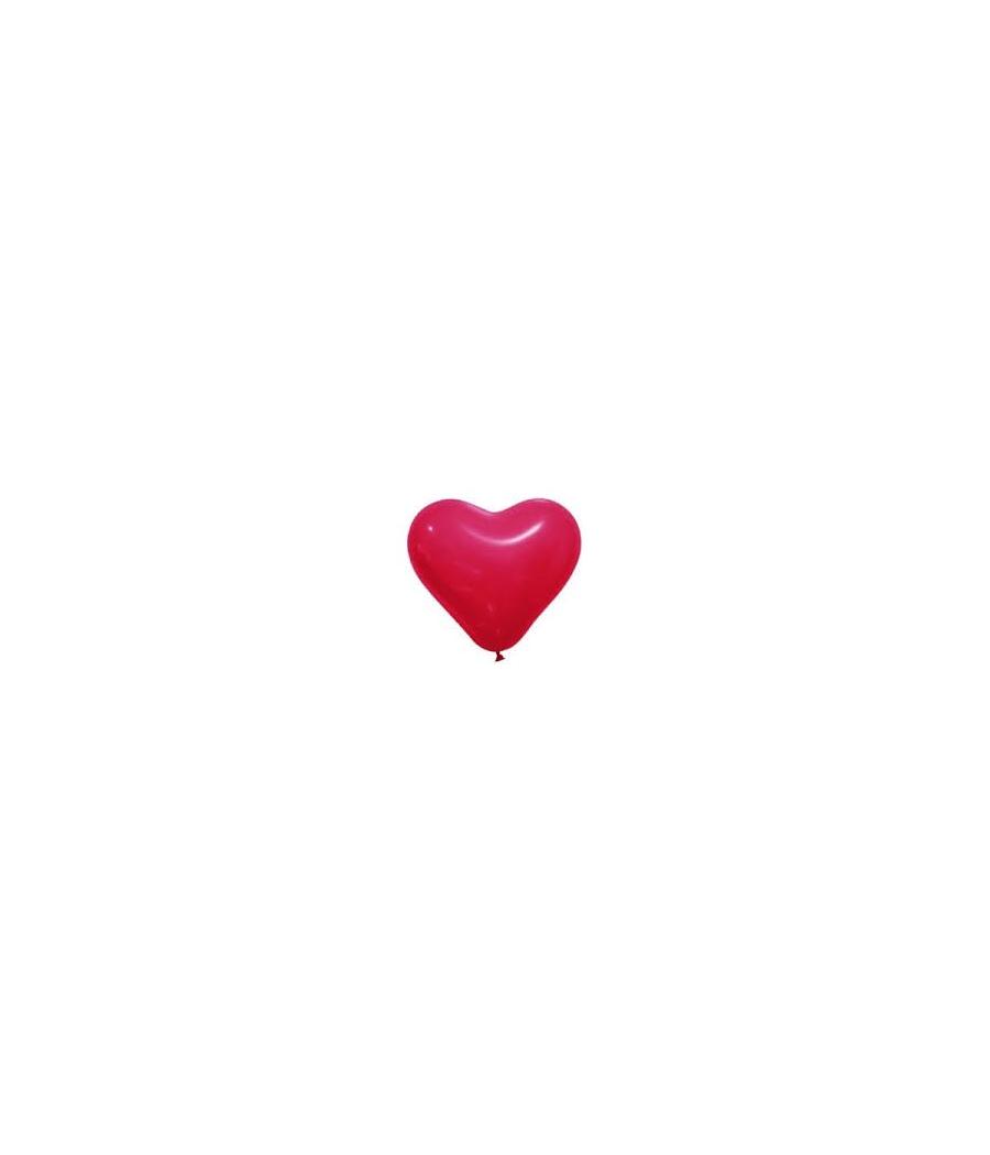 Ballon opaque forme coeur  Rouge 