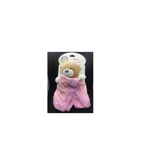 doudou ourson rose