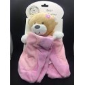 doudou ourson rose