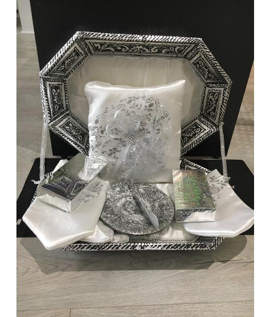 Panier henné complet blanc