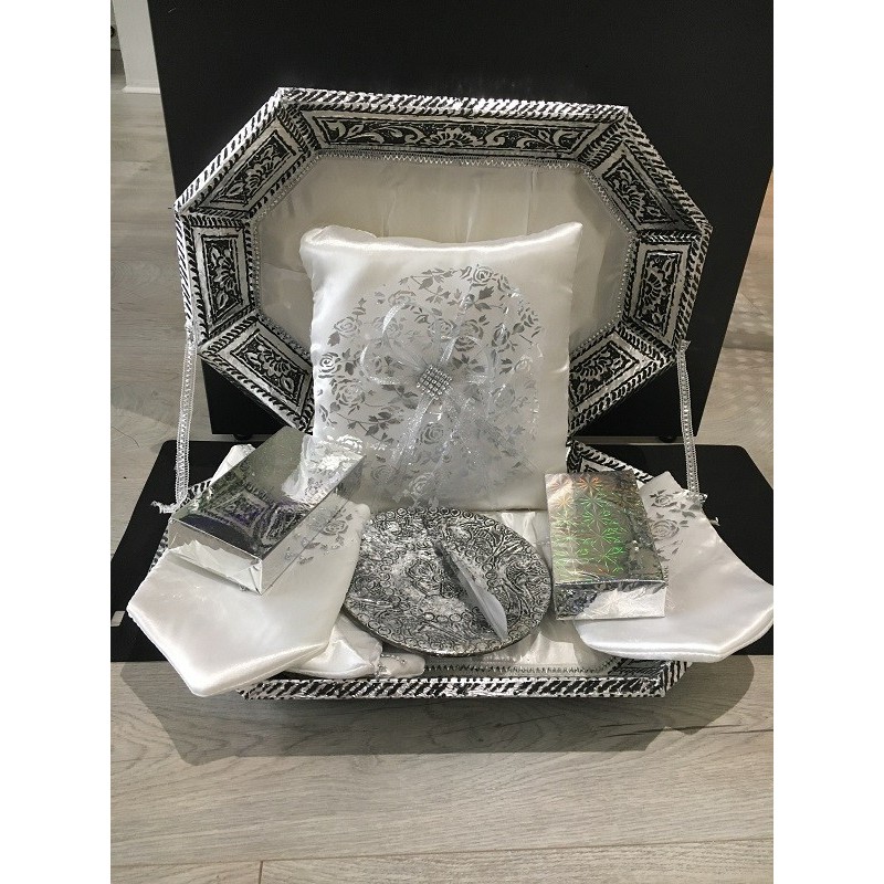 Panier henné complet blanc