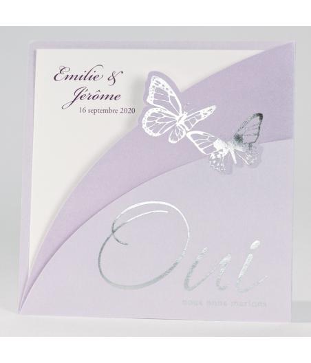 Faire part Papillon
