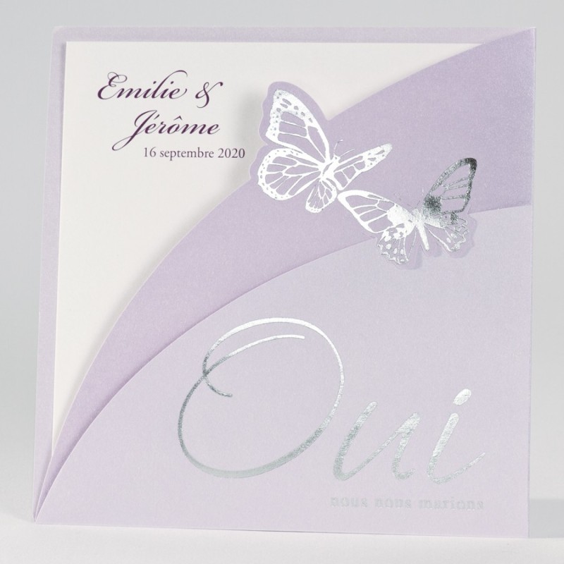 Faire part Papillon