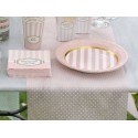 Chemin de table plumetis