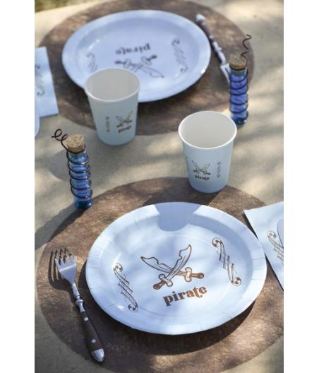 Assiettes pirate