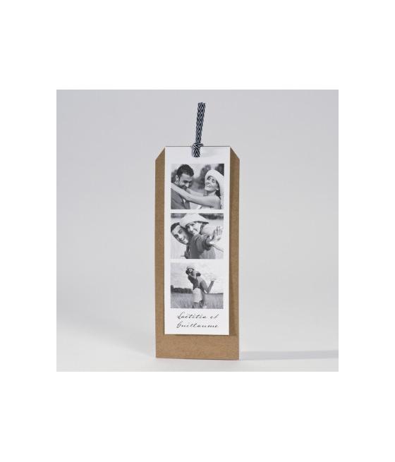 Faire-part mariage photomaton