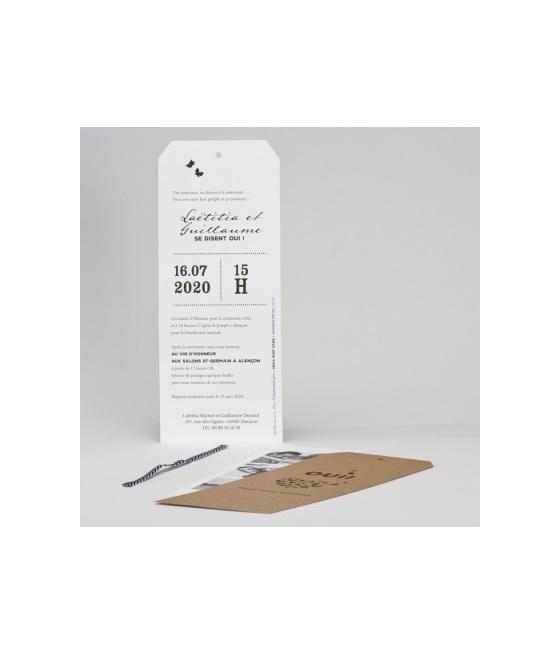 Faire-part mariage photomaton