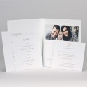 Faire-part élégant Notre Mariage - blanc