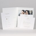 Faire-part élégant Notre Mariage - blanc