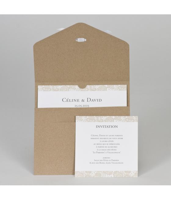 Mariage kraft-dentelle