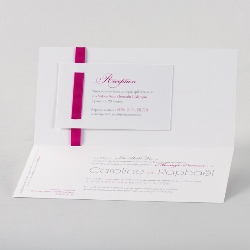 Fuchsia & blanc éclatant