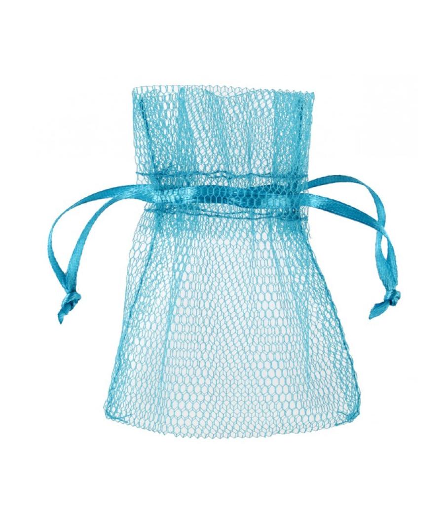 Sachet tulle turquoise
