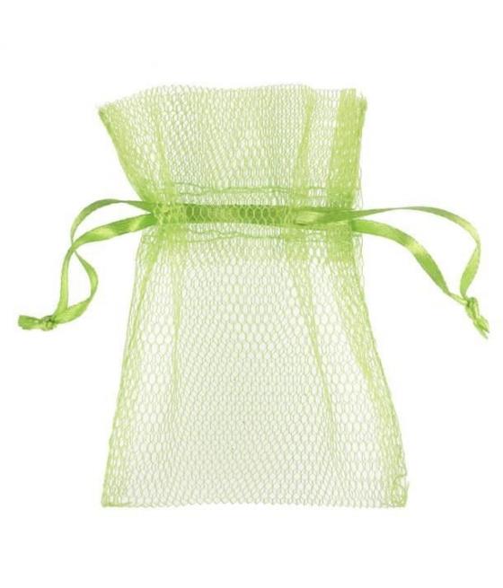 Sachet tulle vert