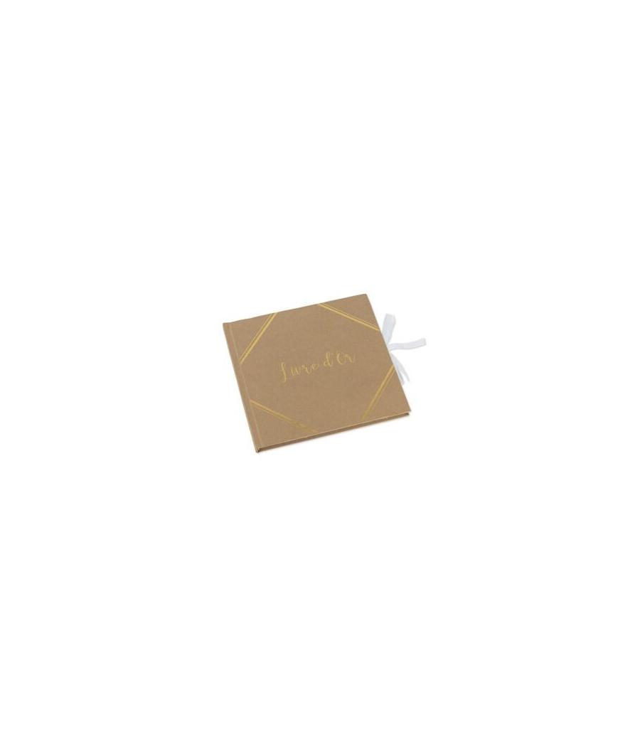 Livre d'or Kraft dorure