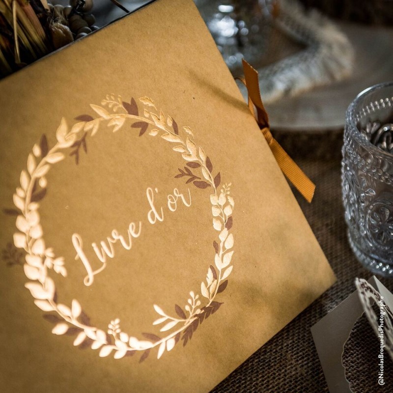 Livre d'or kraft