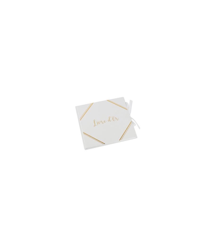 Livre d'or blanc avec dorure