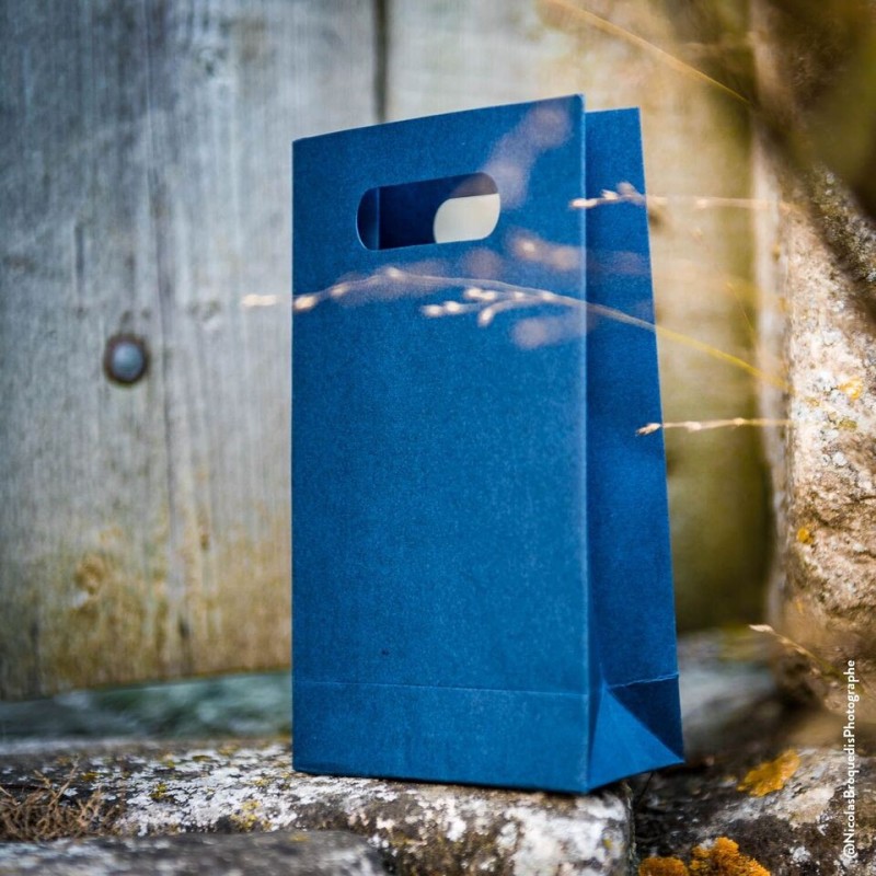 6 Sachets à Goodies Bleu marine