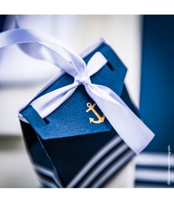 10 boites Ancre Or et Marinière