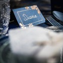 10 marque-places fougères Marine et Cuivre