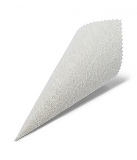 Cornets en lin & dentelle