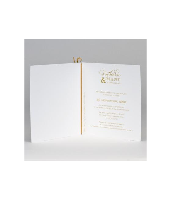 Faire-part Le cœur brillant