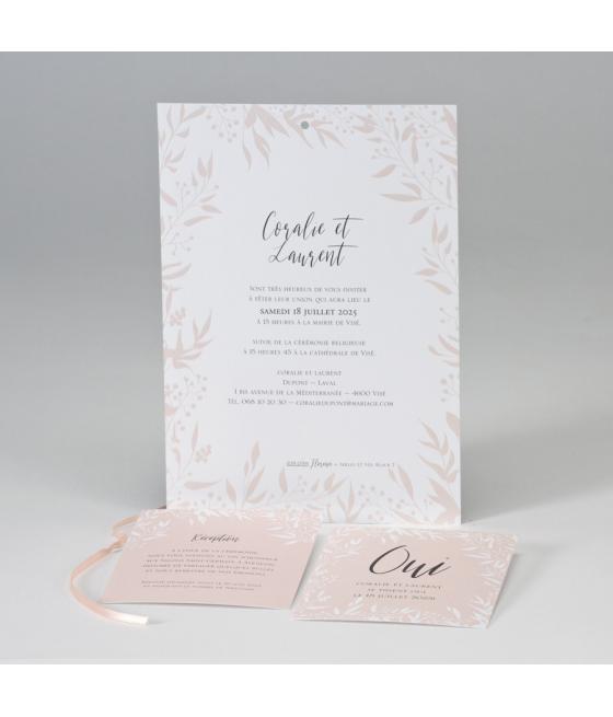 Faire-part Le mariage soft