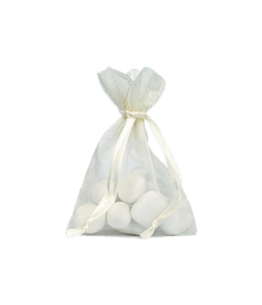 Grand sachet organdi Ivoire