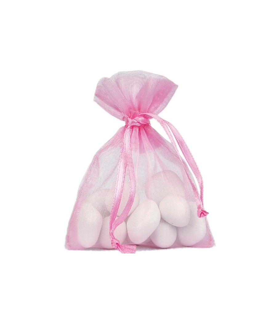 Grand sachet organdi Fuchsia