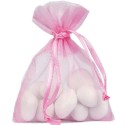 Grand sachet organdi Fuchsia