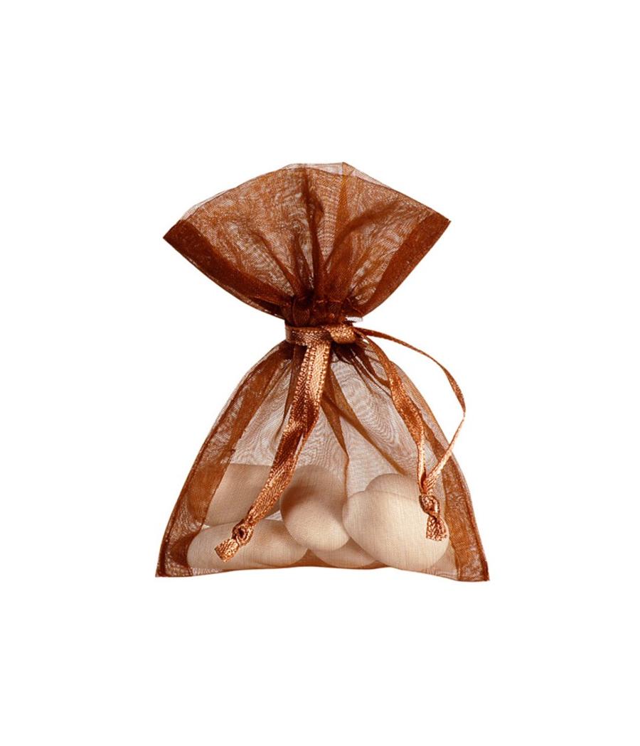 Grand sachet organdi Chocolat