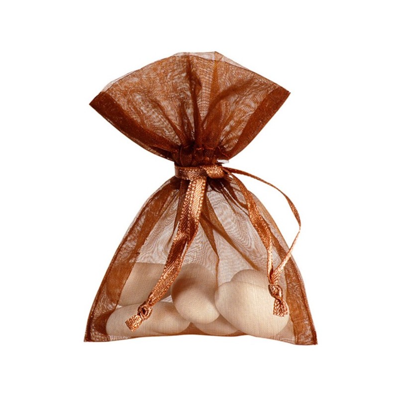Grand sachet organdi Chocolat