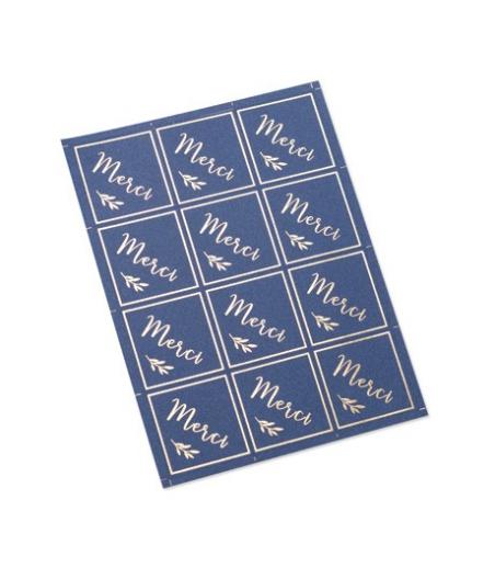 24 Stickers Merci
